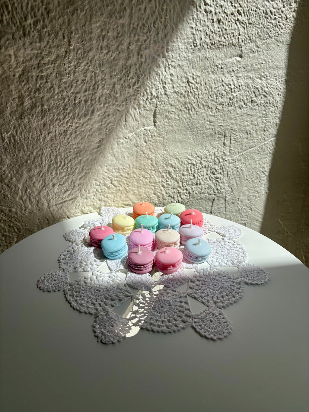 Macaron kaarsje