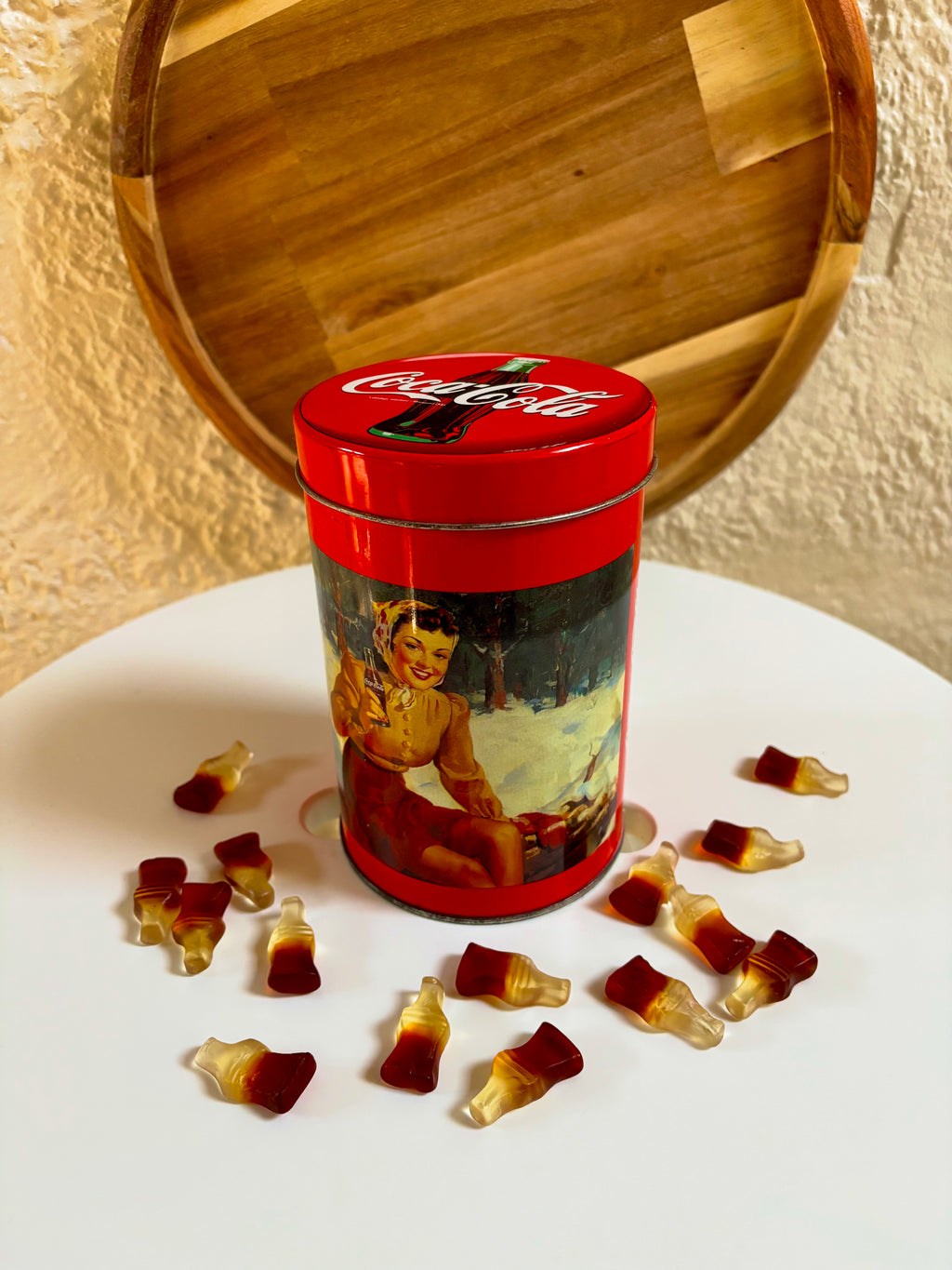 Retro Coca-Cola Tin (Amber Noir)