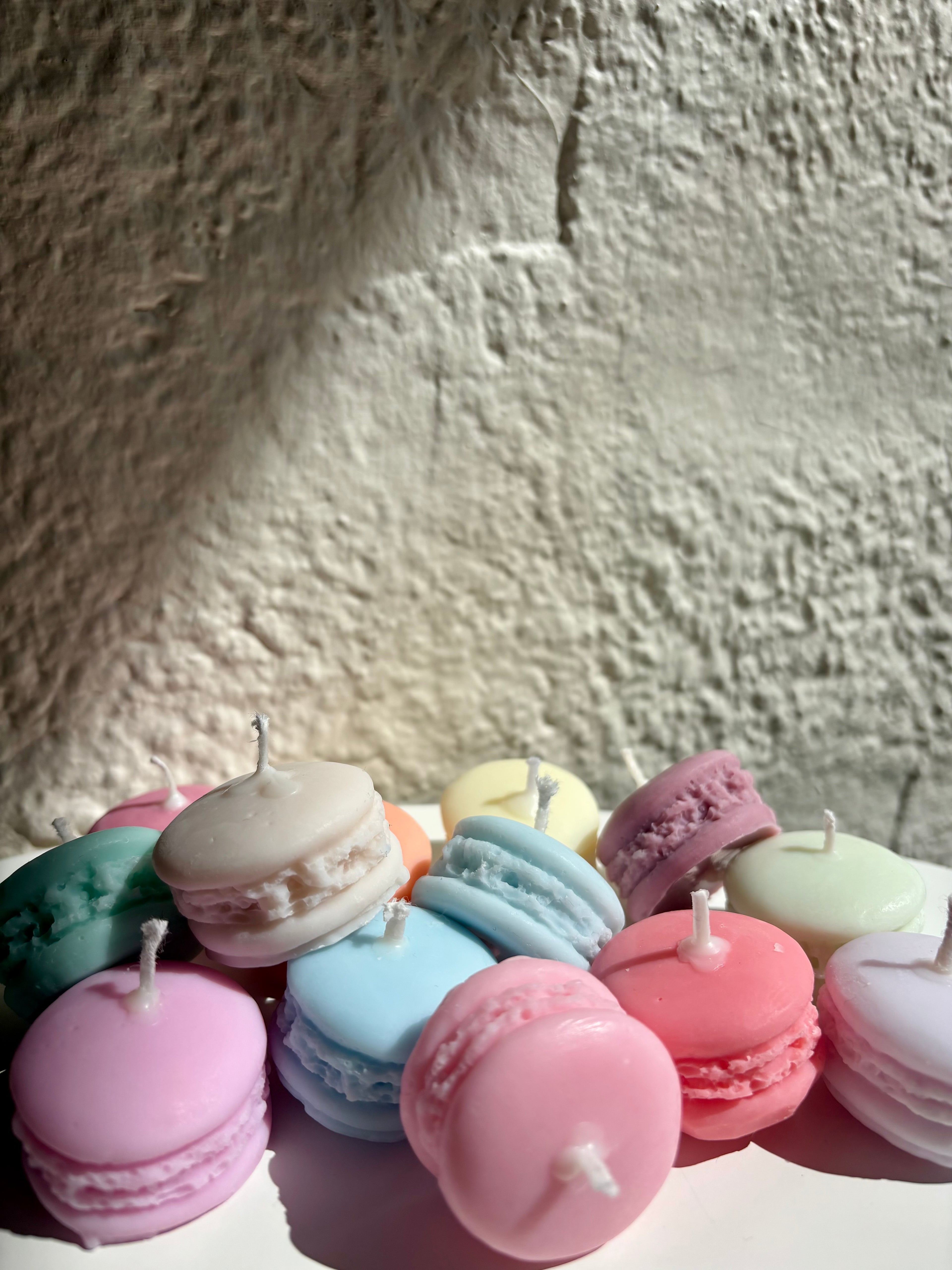 Macaron kaarsje