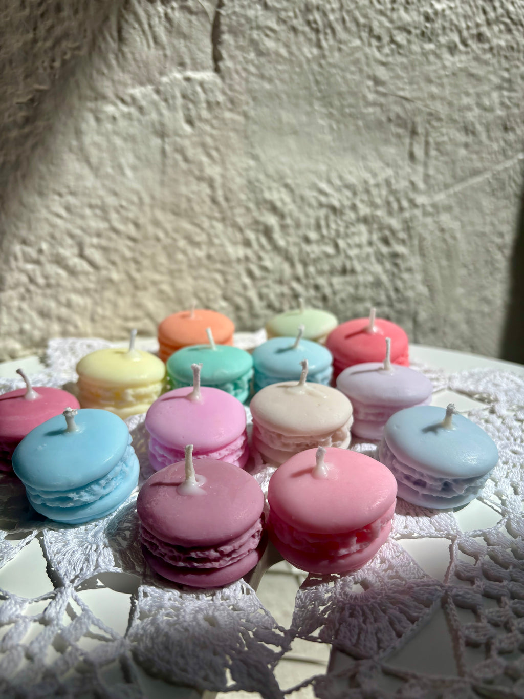 Macaron kaarsje