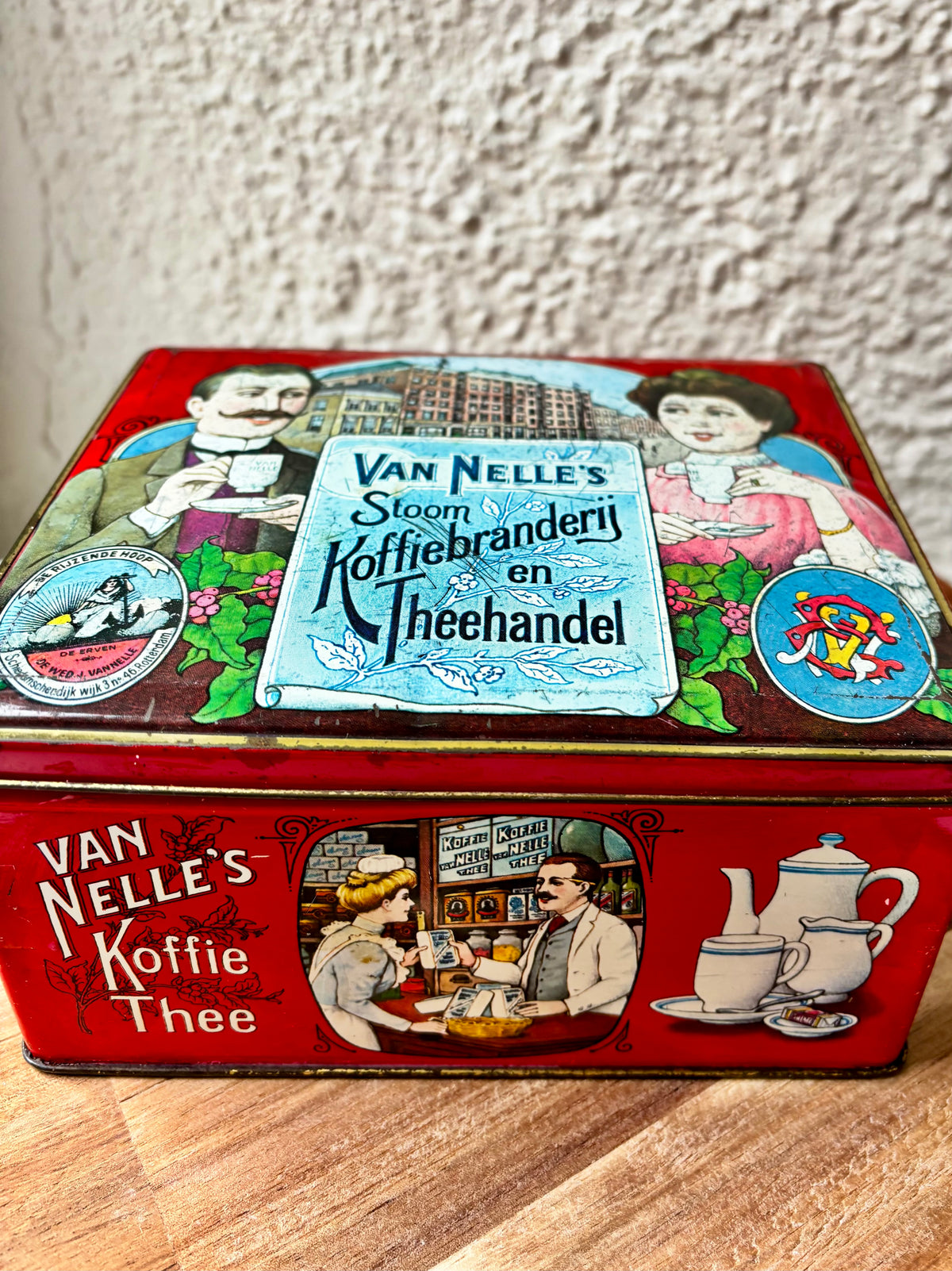 XL Van Nelle’s Coffee Tin (Gember Koekje)