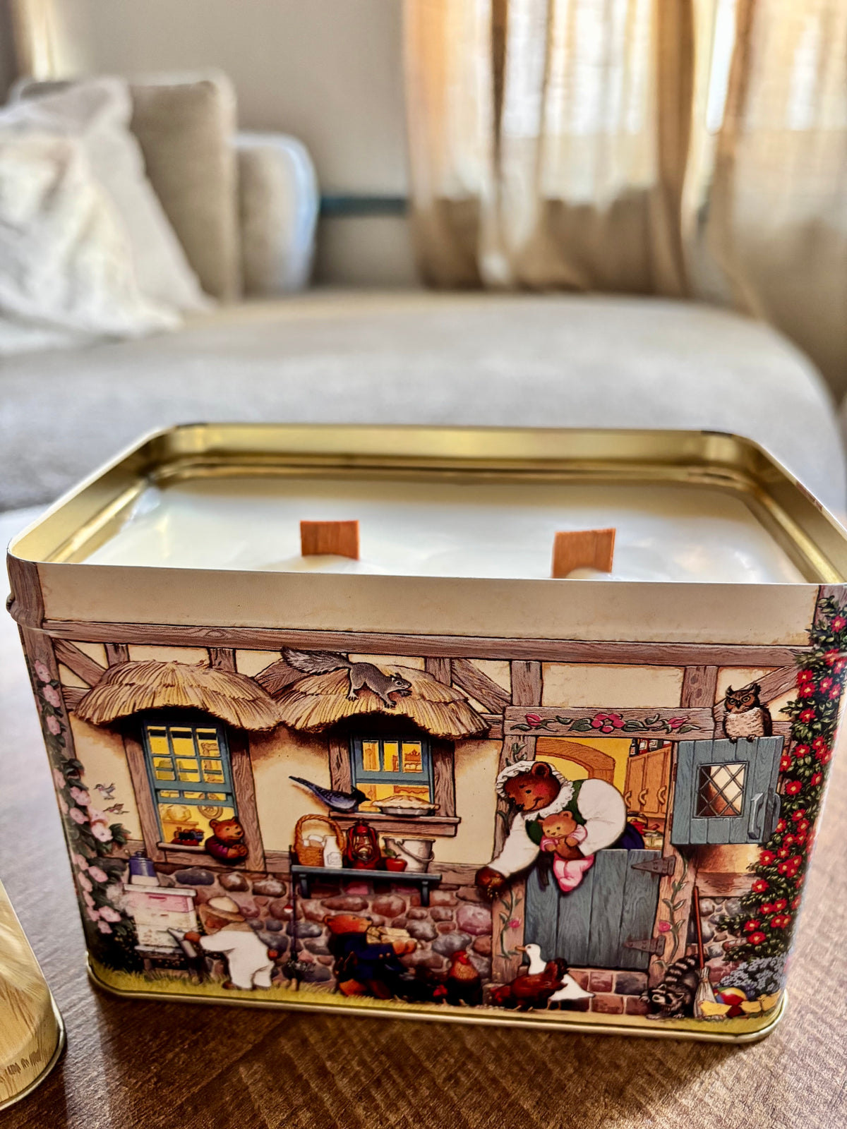 Cookie box candle (Gember koekje)