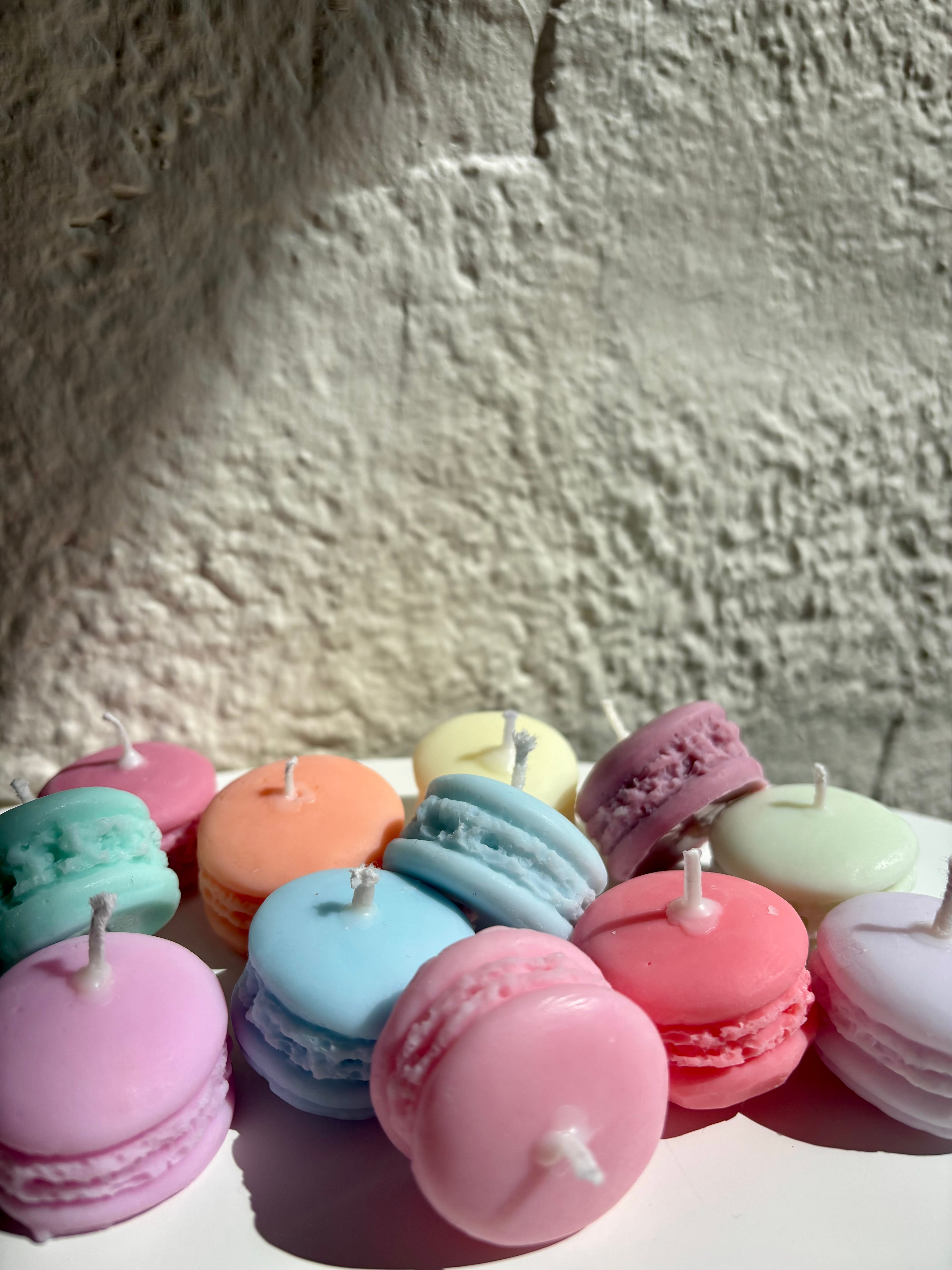 Macaron kaarsje